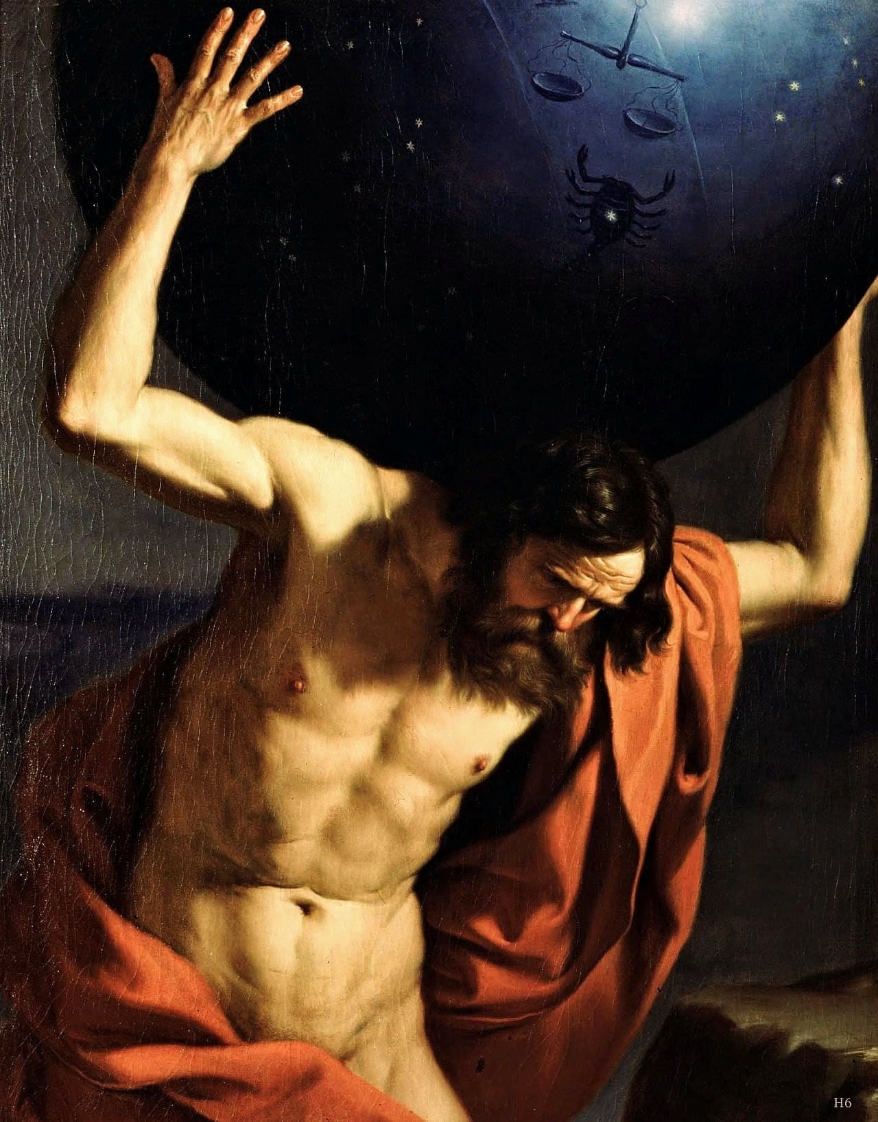 Atlante che regge il globo, 1646, Museo Bardini, Firenze