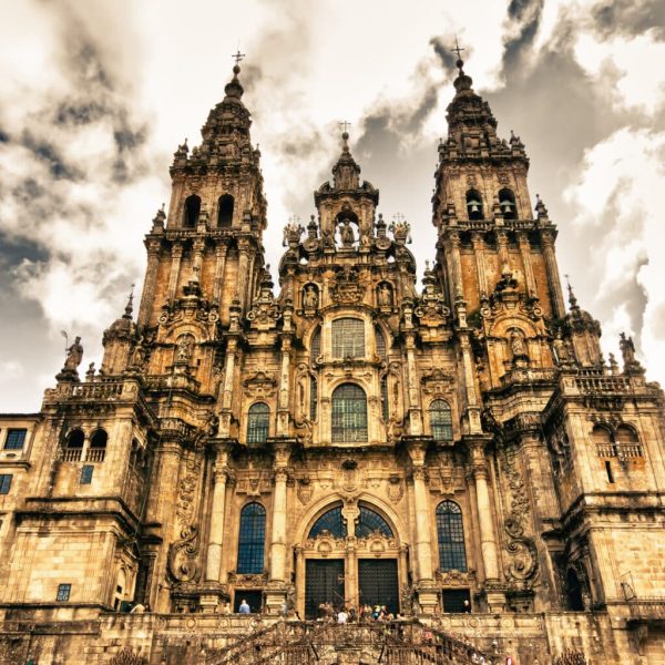 cathedral in Santiago Compostela, Spain