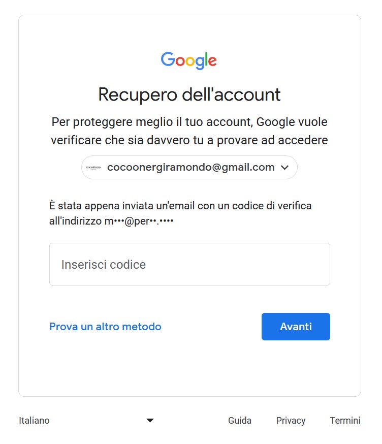 Come fare se non si ricorda la password di Google