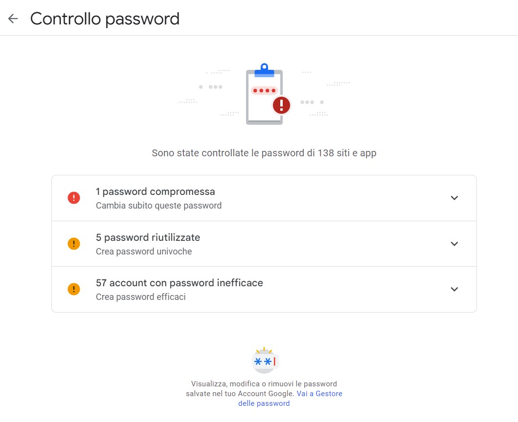 Come aggiornare le impostazioni di sicurezza su Google